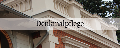 Im Bereich der Denkmalpflege sanieren wir für unsere Kunden Denkmalgeschützte Gebäude